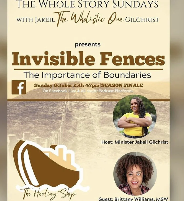 Boundaries episode on "The Wholistic One" Podcast 