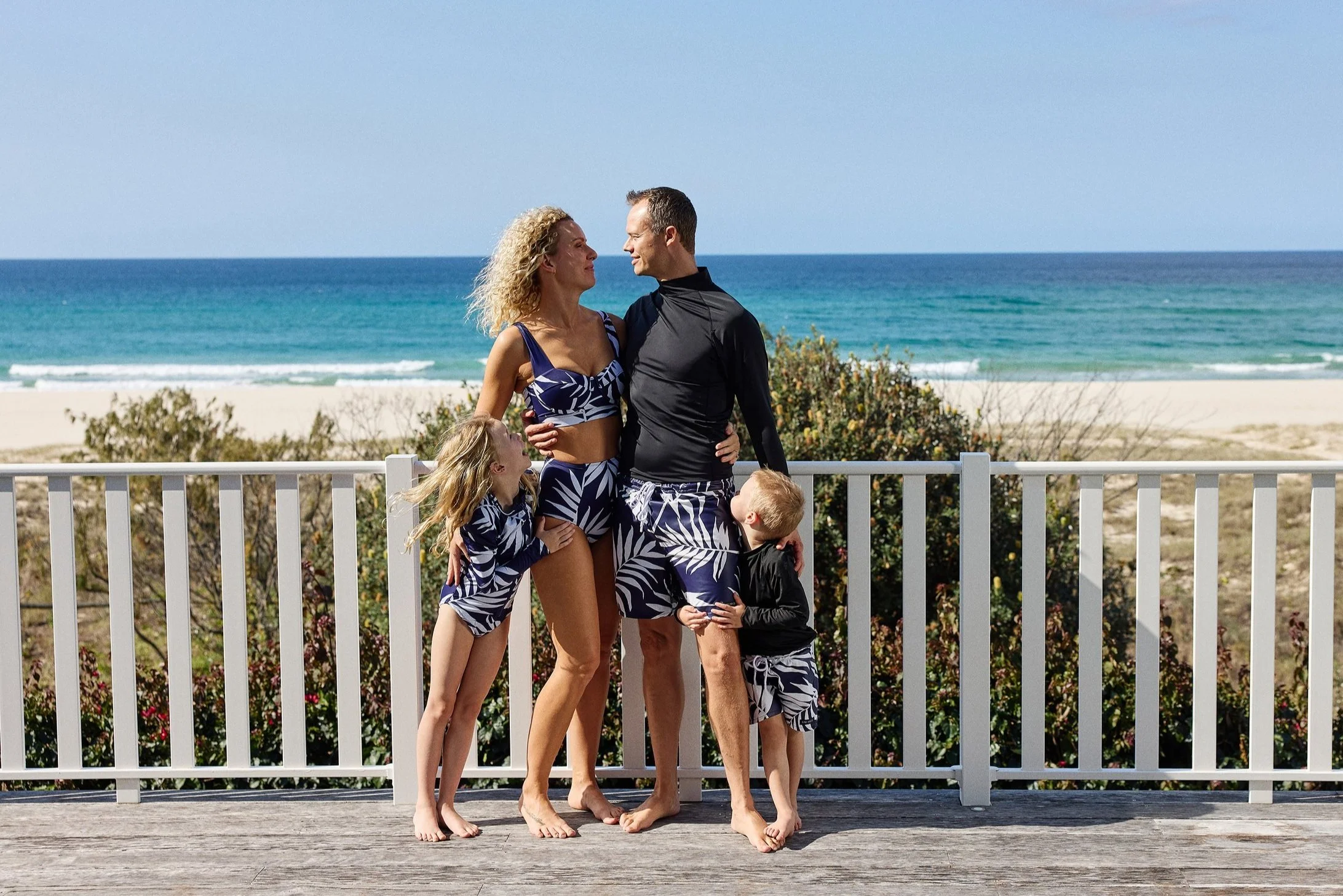 Matching Family Swim: 'The Look of Love'