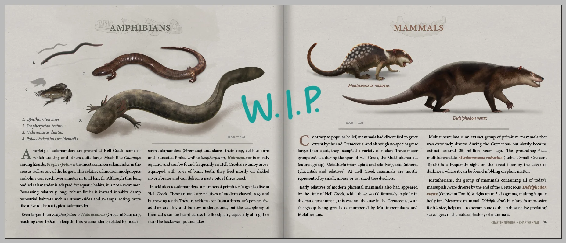 Here is a sneaky preview of a spread.