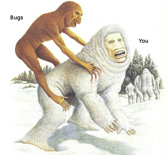 You, after bravely opting into this testing branch. Illustration by Dougal Dixon.