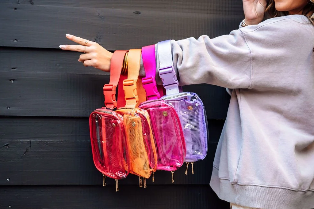 Glitgeru ブラック ベスト L 大丸購入 GEAUX CLEAR COLLECTION - CLEAR HANDBAGS FOR CONCERTS, ARENAS