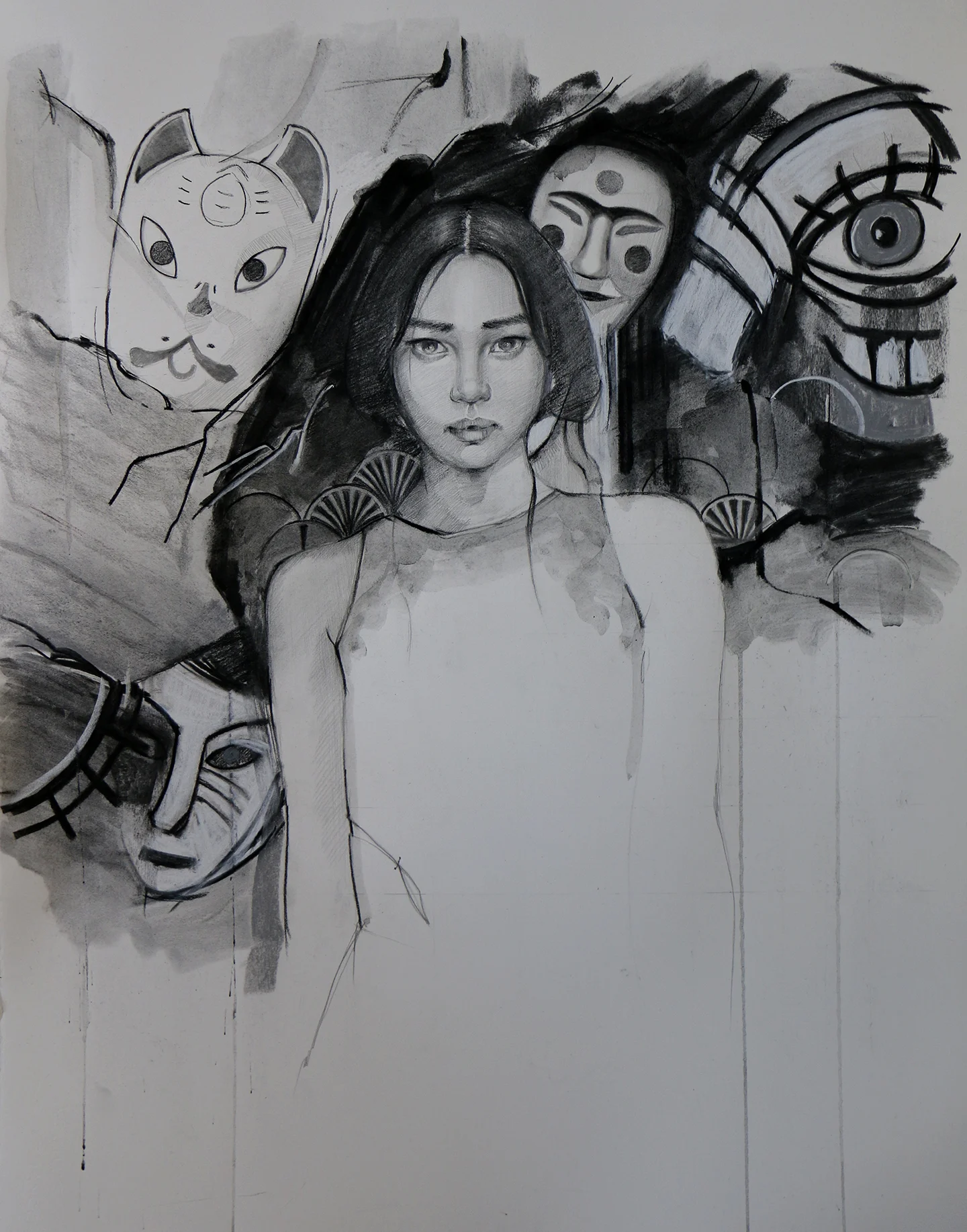 22”x28” Charcoal on paper