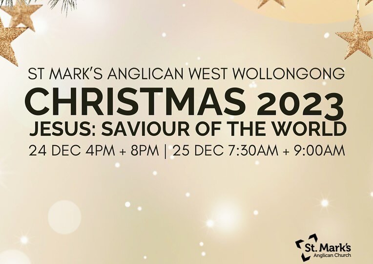 Come &amp; Join us for Christmas this year as we celebrate the Birth of Jesus @stmarksww ⭐️🎄

(Details as above^)