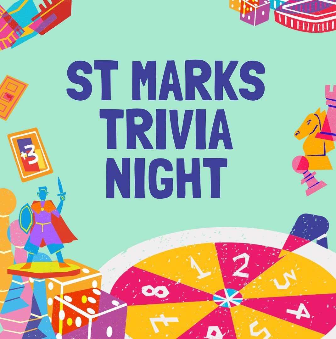 Hi everyone! The trivia night is back again this year! 

Here are the details:
❔Saturday 18th May 2024
❔6:30pm
❔RSVP so we know you&rsquo;re coming
❔St Marks Foyer
❔You will have the ability to choose your own teams 

Feel free to invite any friends 