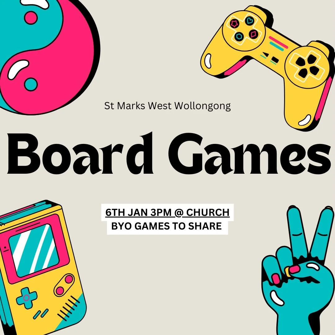 Relaxed fun for all ages&mdash;bring your competitive spirit or just join for laughs. BYO board games and cards to share.

Tuesday, 6th January &ndash; 3pm @ Church

Cost: Free

Contact James Ulrich for more info