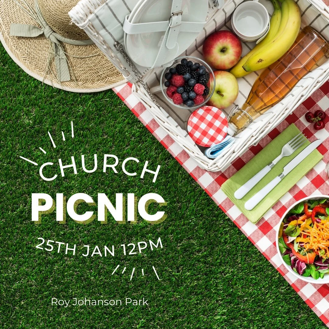 A relaxed afternoon for our church family&mdash;great food, great company.

Sunday, 25th January after 10am church @ Roy Johanson Park

Sausage sizzle provided BYO everything else

Contact Janice Ackland for more info