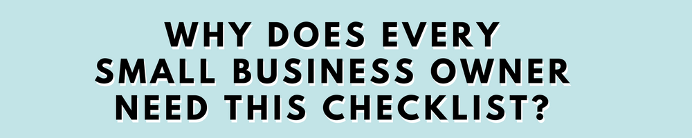 Two Girls and a Laptop. Small Business Checklist. Buy Now.
