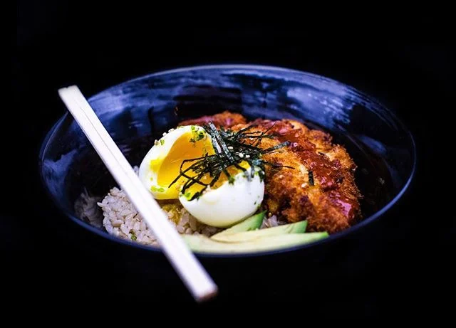 Lunch - Chicken Katsu, Rare Stock, soft-boiled egg, avocado on brown rice.
_
#lunch #chicken #katsu #egg #avocado #japanese #food #foodphotography