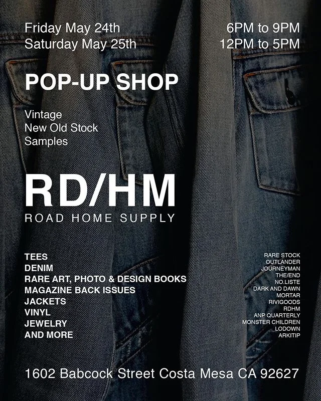 If you&rsquo;re in the Costa Mesa area On Friday night or Saturday during the day, come visit us at Road / Home&rsquo;s pop-up. We will have specials on Rare Stock #Revival hot sauce and Rare Stock Shop tees.
_
#goodpeople #greatbrands #amazingwork #