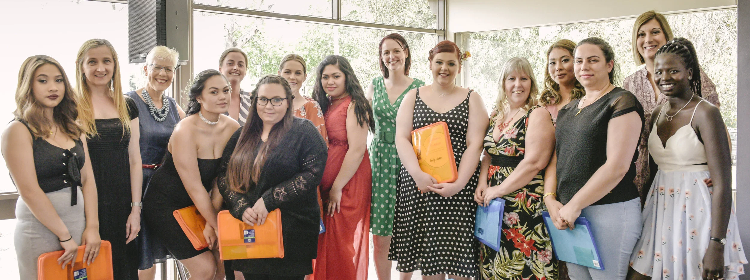 Some graduates from the Raise "Bump" program, designed to help teen Mums.