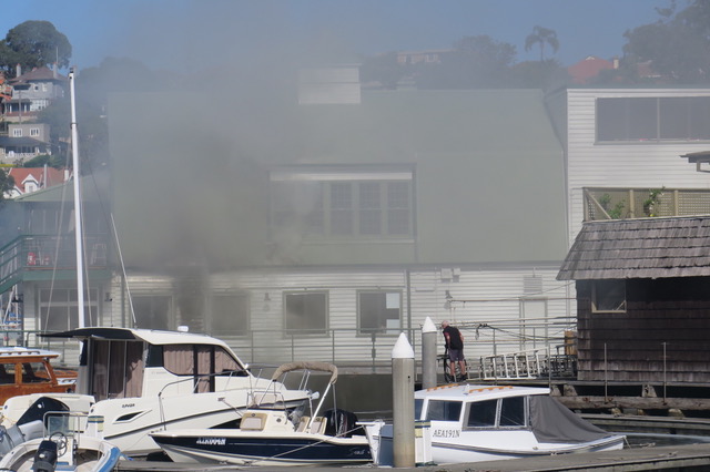 Mosman Rowers Fire