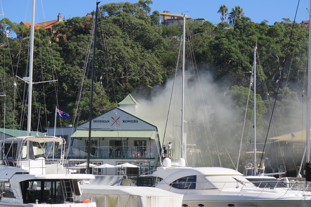 Mosman Rowers Fire