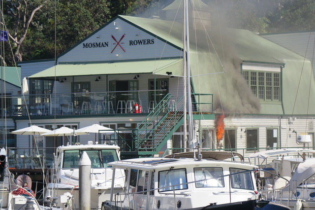 Mosman Rowers Fire