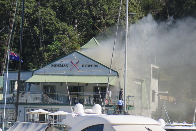 Mosman Rowers Fire