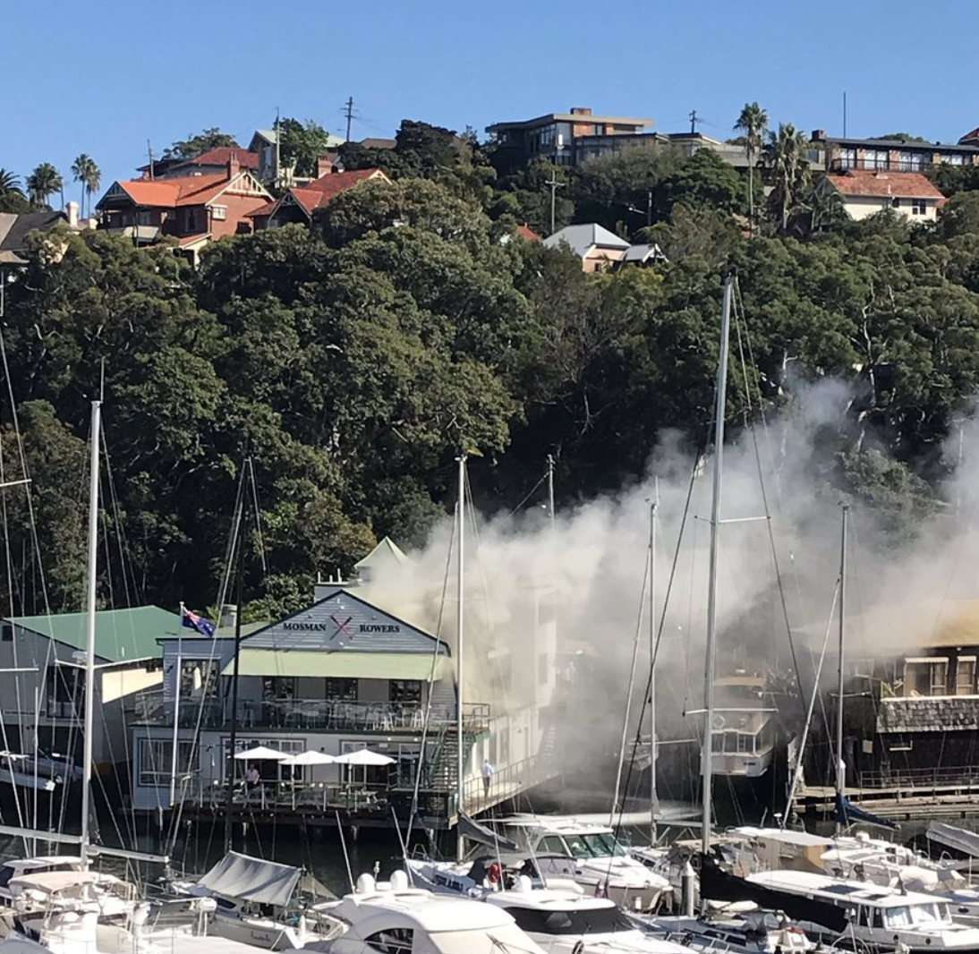 Mosman Rowers Fire