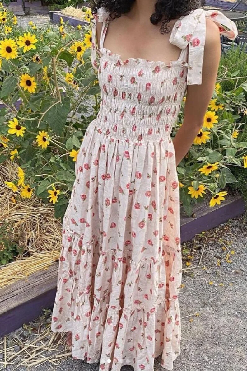 Clementine Maxi Dress- Renaissance Floral  Dynasty George