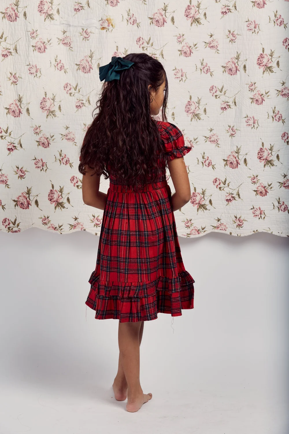 Odette Dress Mini - Red Tartan Plaid Dynasty George Odette Dress Mini - Red Tartan Plaid Dynasty George