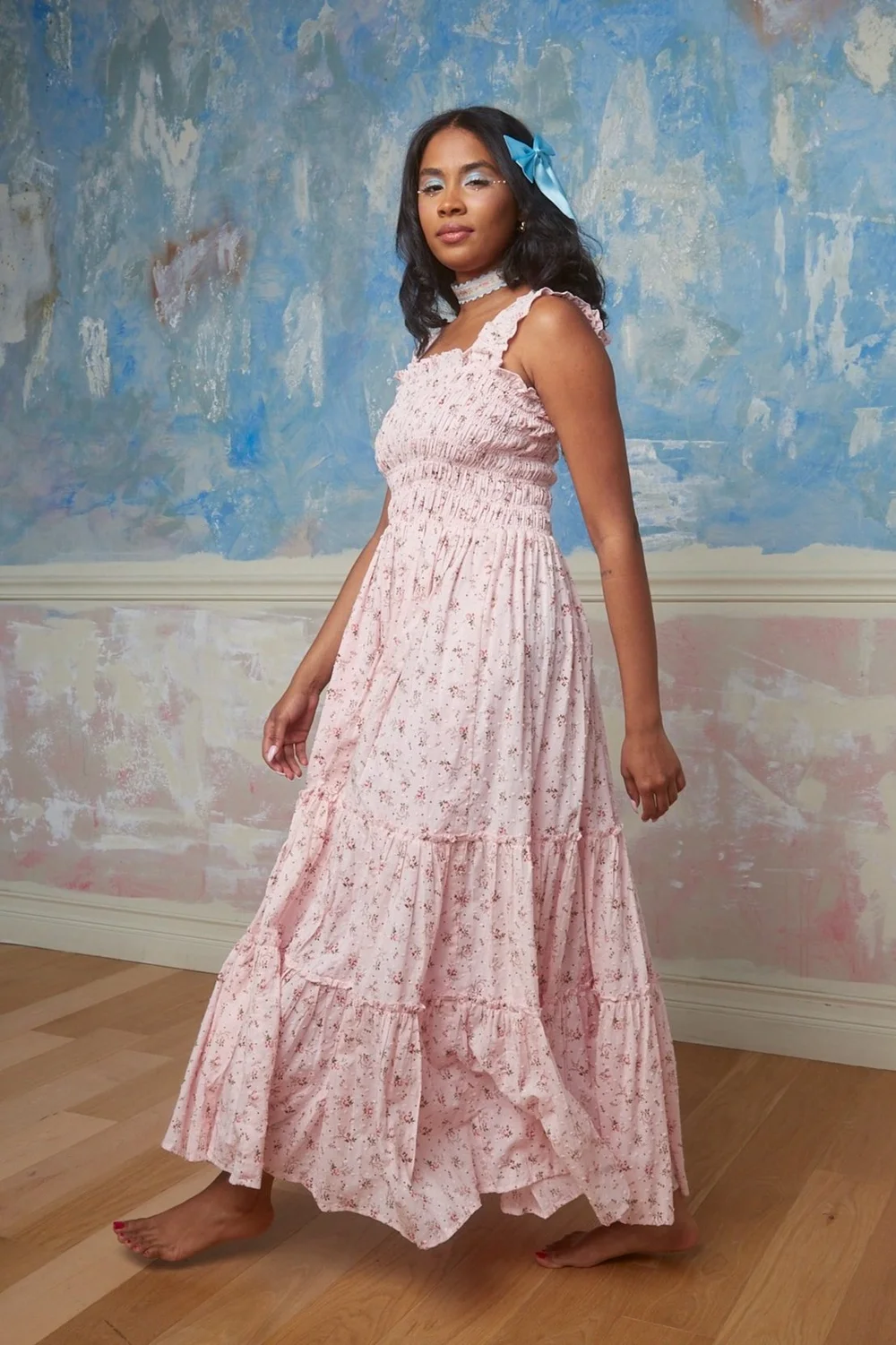 Clementine Maxi Dress- Blossom  Dynasty George