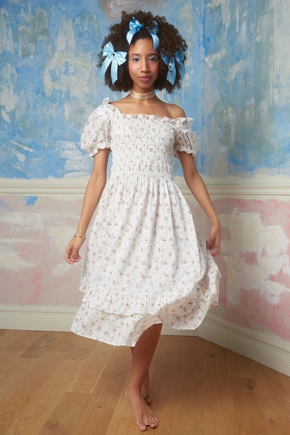 chinese dress ladies Charlotte & George Lace Collar Dress main image 1