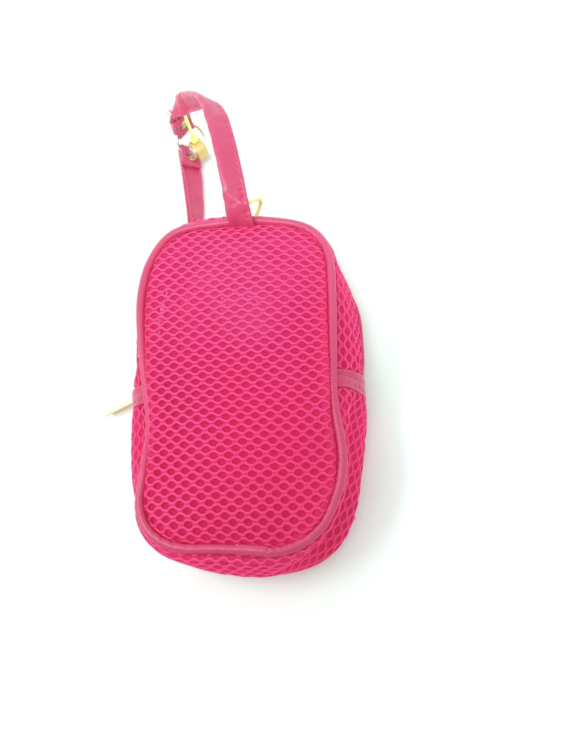 Fuchsia Mesh LED ID Bag