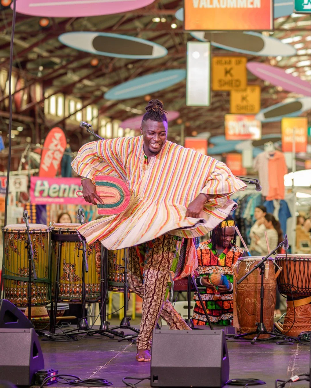 Get ready to be blown away&mdash;this is not your average dance show.

The Asanti Dance Troupe is bringing pure power, gravity-defying stunts, and soul-shaking drumming to the African Festival Melbourne!

💥 Watch in awe as acrobats flip, leap, and t