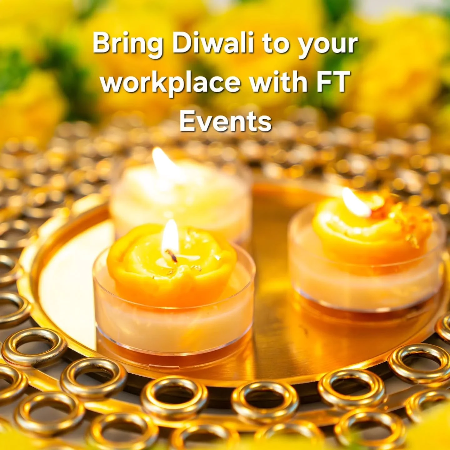 ✨ Celebrate Diwali with FT Events! ✨

Planning a workplace Diwali celebration? We&rsquo;ve got you covered!

From henna artists and Bollywood dance performances to authentic Indian catering, beautiful decor, and even cultural insight sessions, FT Eve