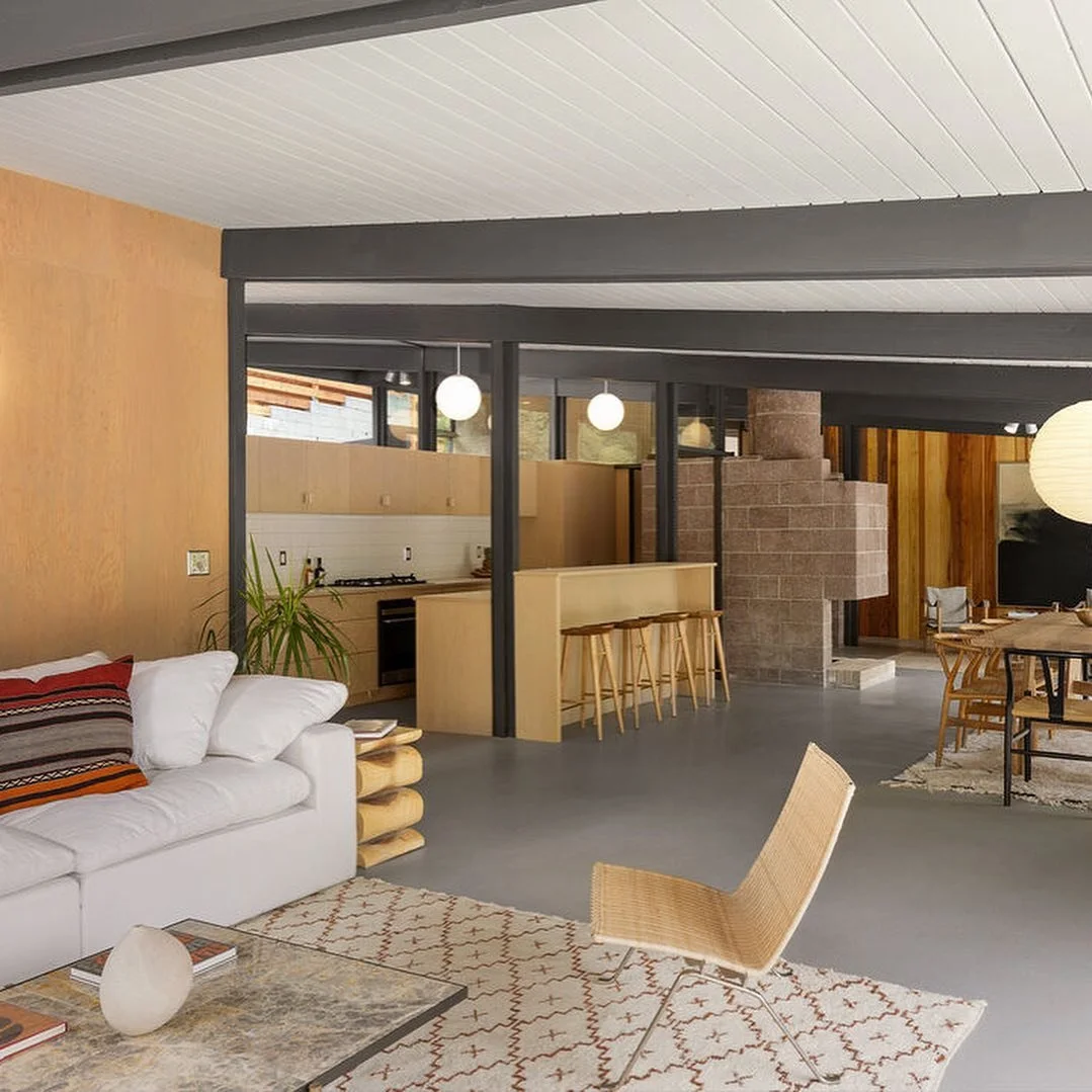 mutual housing association, 1950
.
 3 Bed | 3 Bath-2085 SF-$3,989,000
.
.
.
A. Quincy Jones &amp; Whitney R. Smith&rsquo;s rehabilitated modernist architecture - post WWII. Plywood, concrete, walls of glass and an embracing of communal living never f