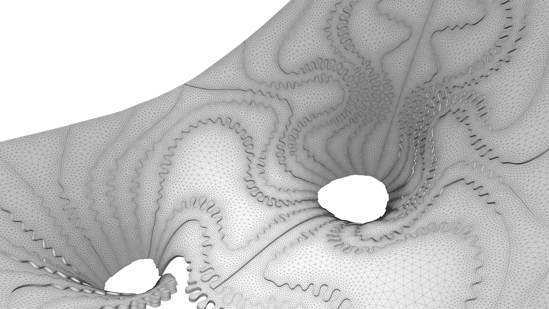 A model that makes its own decisions: Feature-aware remeshing algorithm