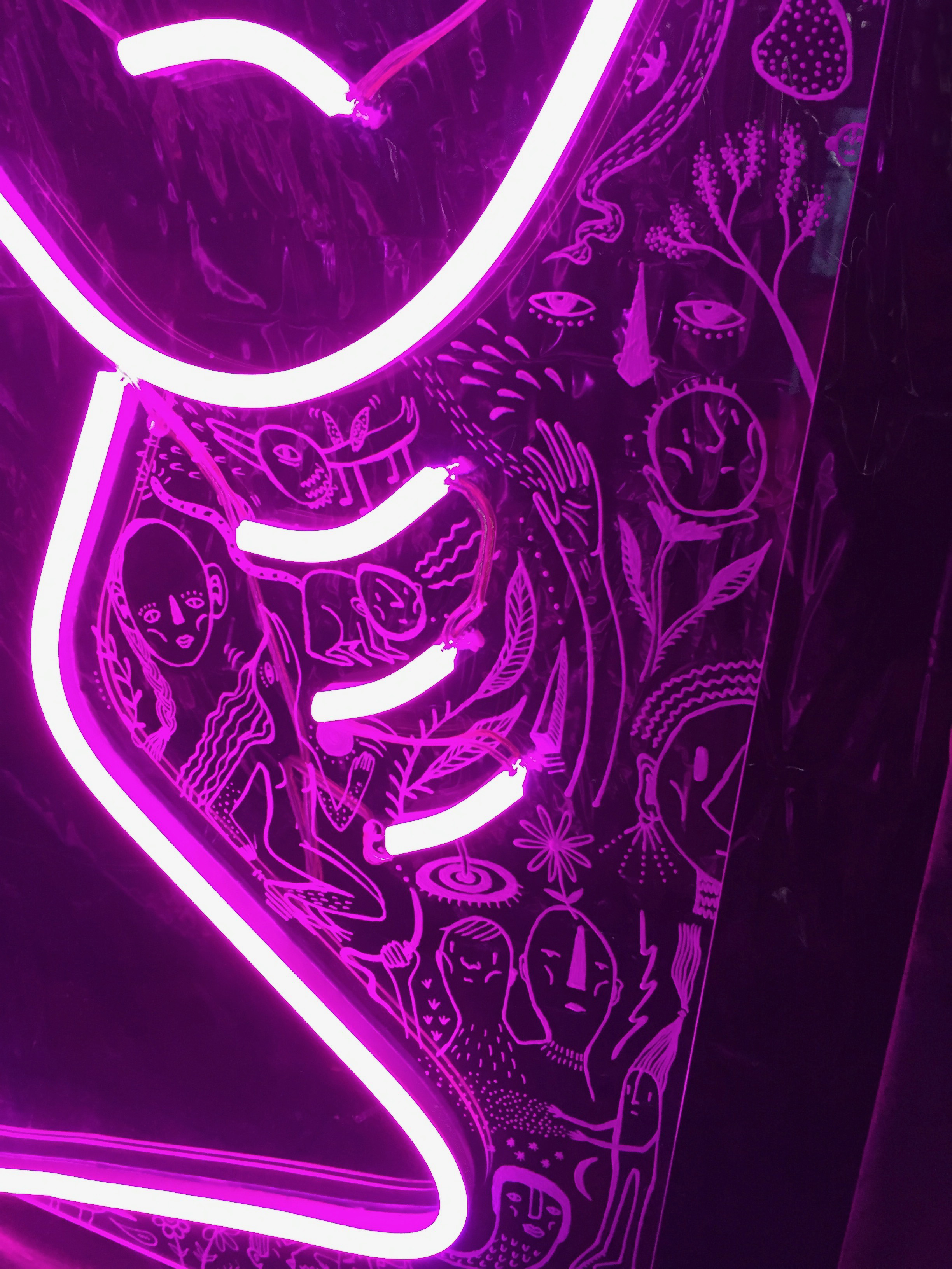 Neon fabrication by  Glowjob