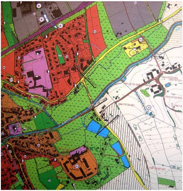  Ausschnitt aus Flächennutzungsplan mit integriertem Landschaftsplan 