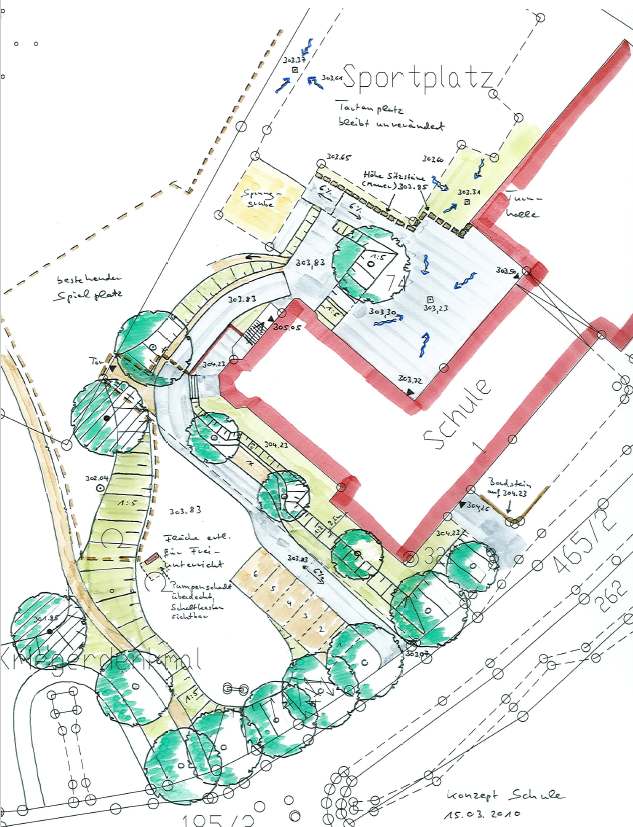  Umgestaltung Schulumfeld im Zuge Hochwasserschutzmaßnahme 