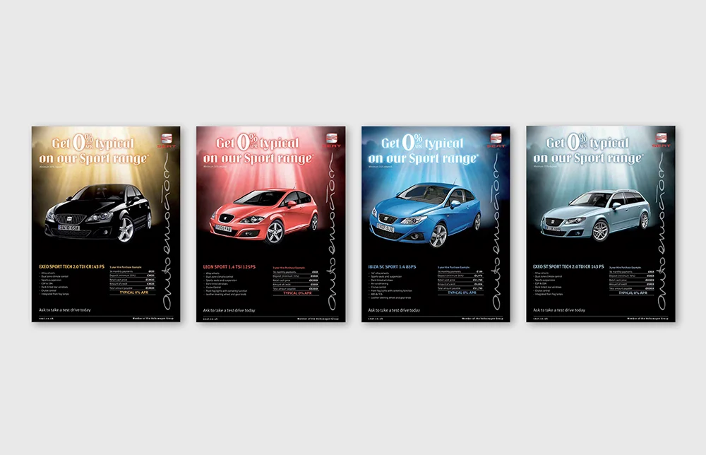   SEAT:&nbsp; Press ads.  Design  