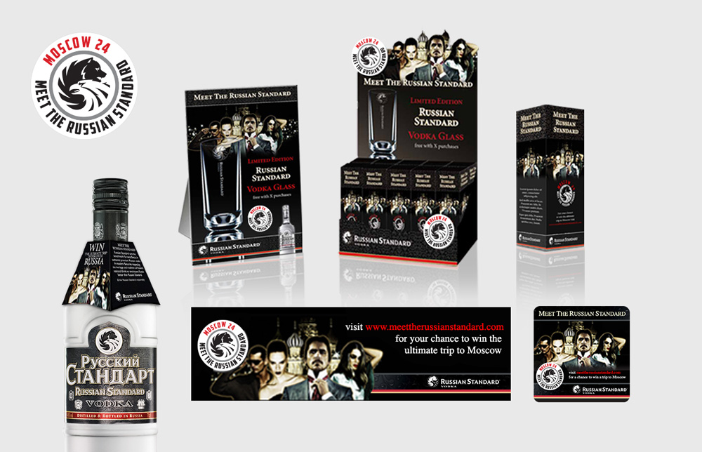   Russian Standard Vodka:  Sales promo pitch.  Design . 