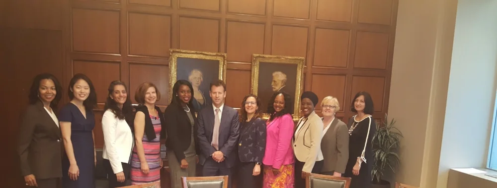 Moderators and panelists from the "Redefining National Security" WCAPS and Brookings Institution co-hosted event on May 11th.