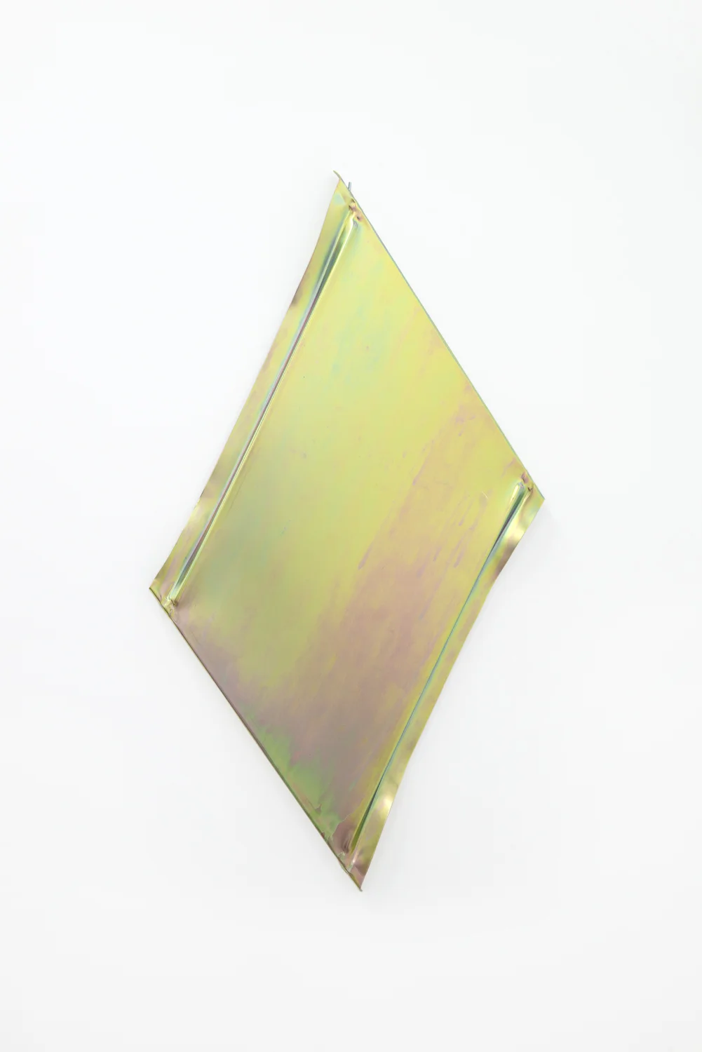 Just Quist Untitled (so you are friends with camels) (2014) pacified steel 114 x 61 cm