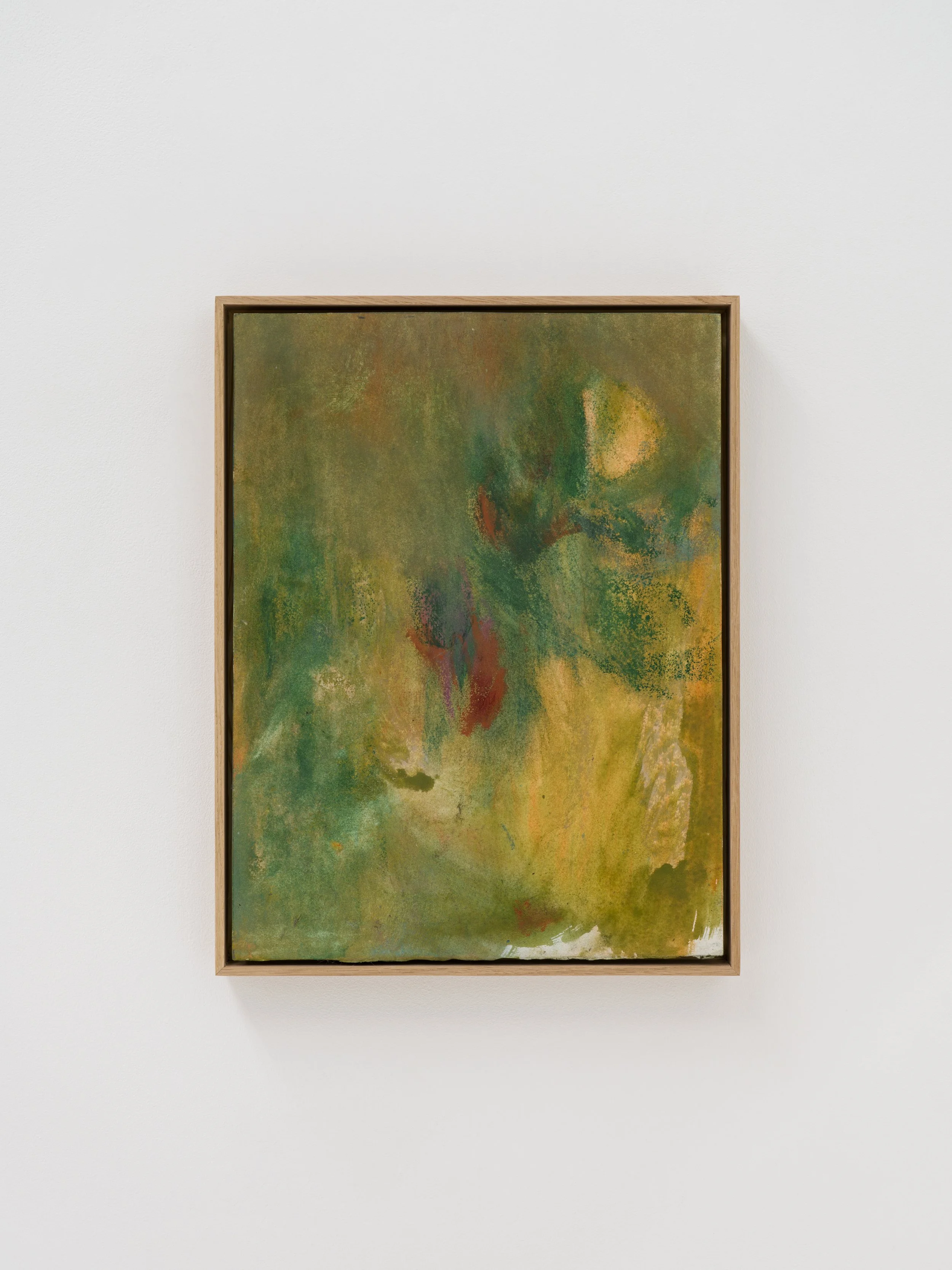  Carole Ebtinger  What I Kept As Secret I , 2026 pigment, ink, dry and oil pastel on Arche paper, oak frame 72 x 81 cm 