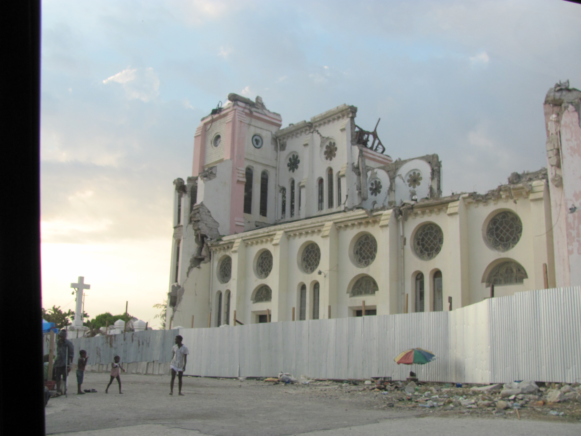 Catholic Cathedral in Port au Prince, a victim of the earthquake's destruction