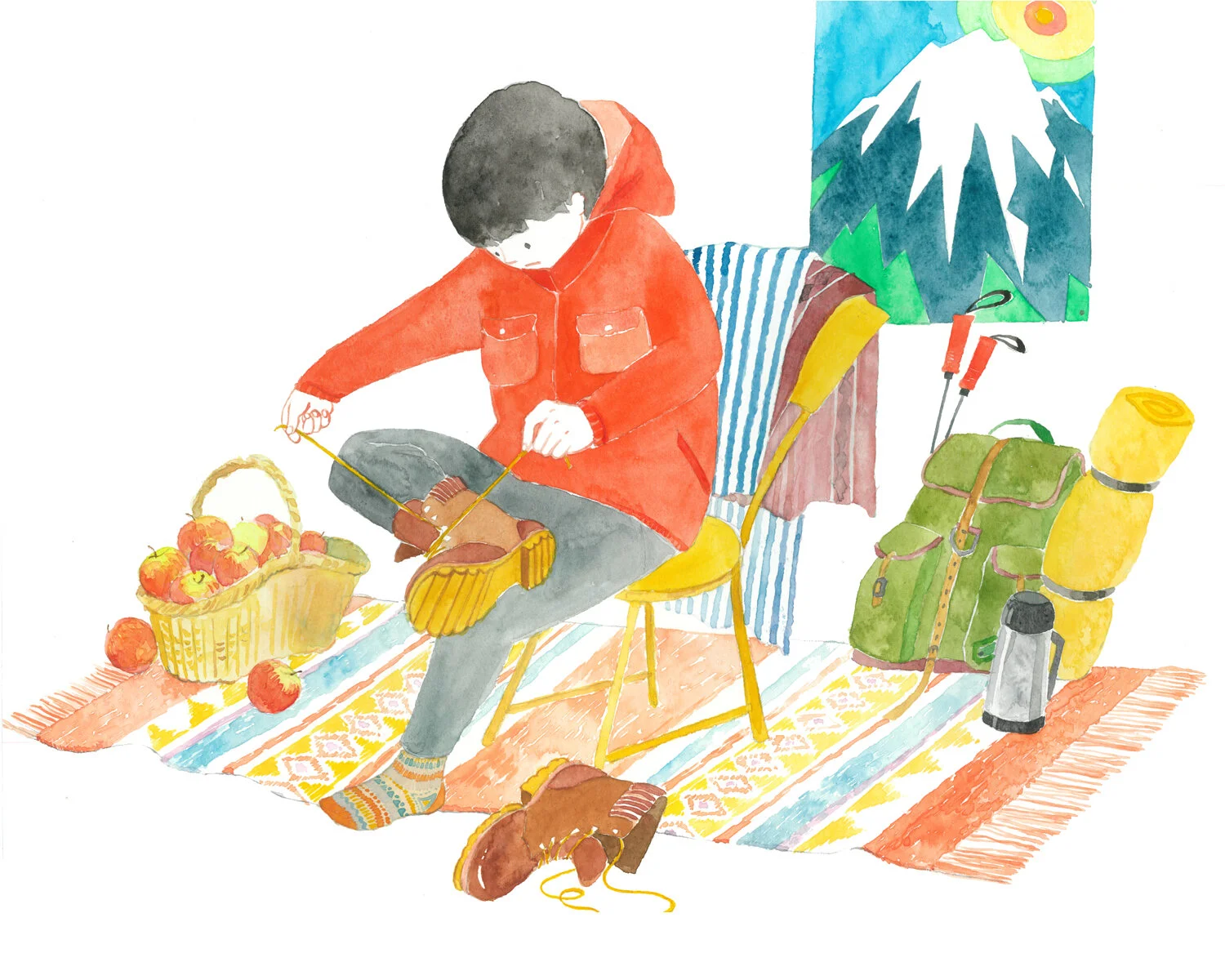 Little Climber’s Climbing 2016年から描き続けている食べ物と登山をテーマにしたイラストです。 実際に食べて美味しかったものを「美味しい!楽しい!嬉しい!」記憶を頼りに描いています。 Little Climber’s Climbing This is an illustration on the theme of food and mountain climbing that has been drawn since 2016. I drew what I actually ate deliciously, using the memory of "delicious! Fun! Happy!"