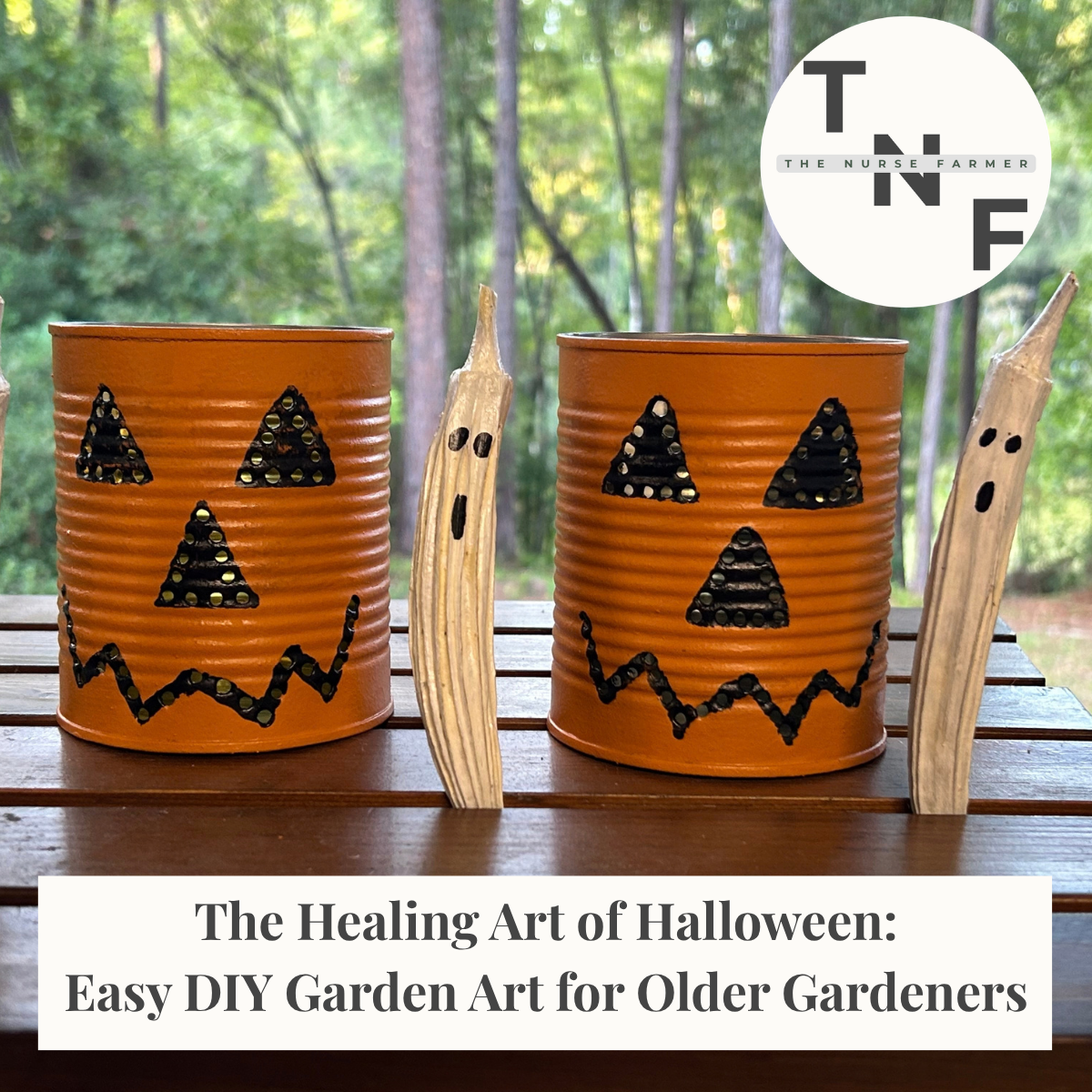 The Healing Art of Halloween: Easy DIY Garden Art for Older Gardeners