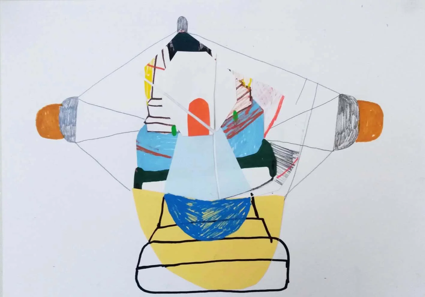 Marie J.Engelsvold. “being raw” 42 x 21 cm. 2019.