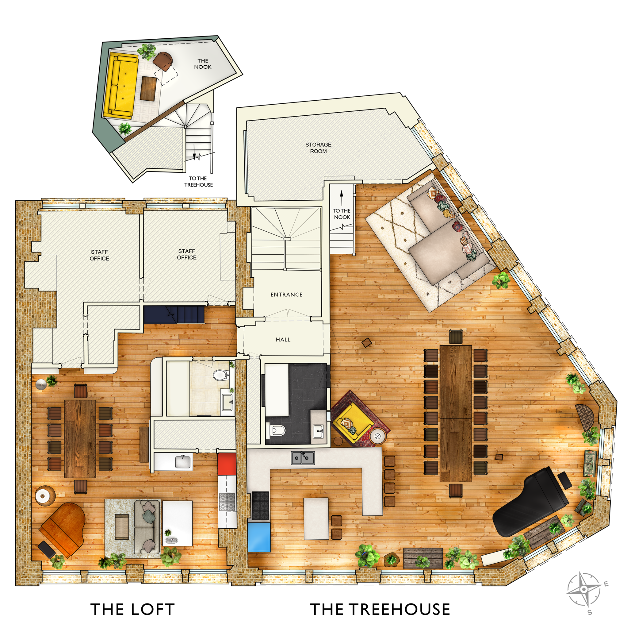 Treehouse Floor Plan