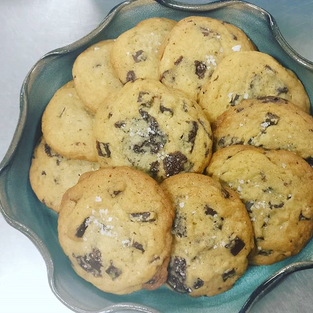 Salted chocolate chunk cookies all day :)