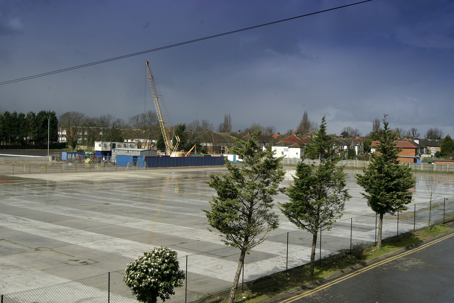 Outdoor storage yard in London