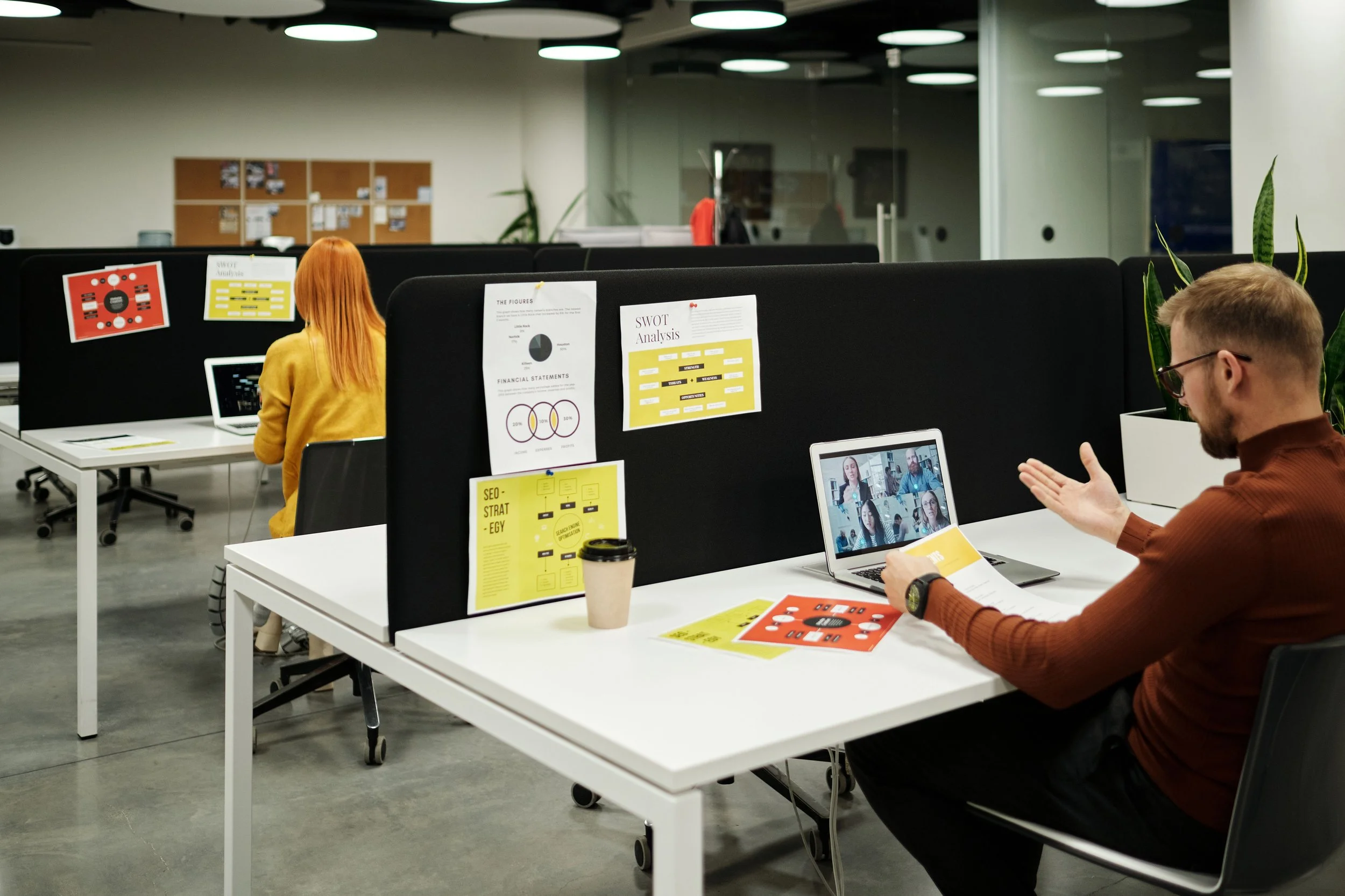 Modern commercial office workspace in North West London