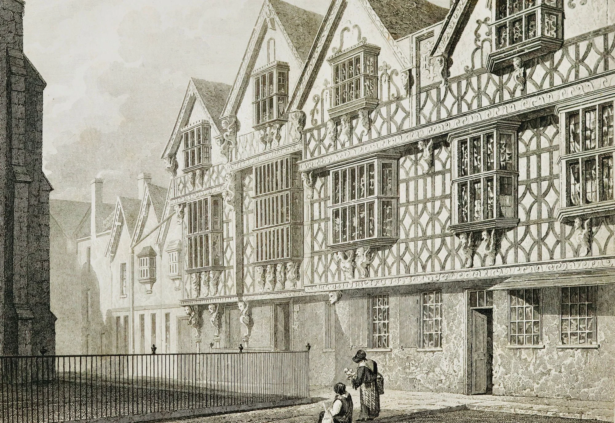 The mint, later St Peter’s Hospital, which was bombed in 1940.