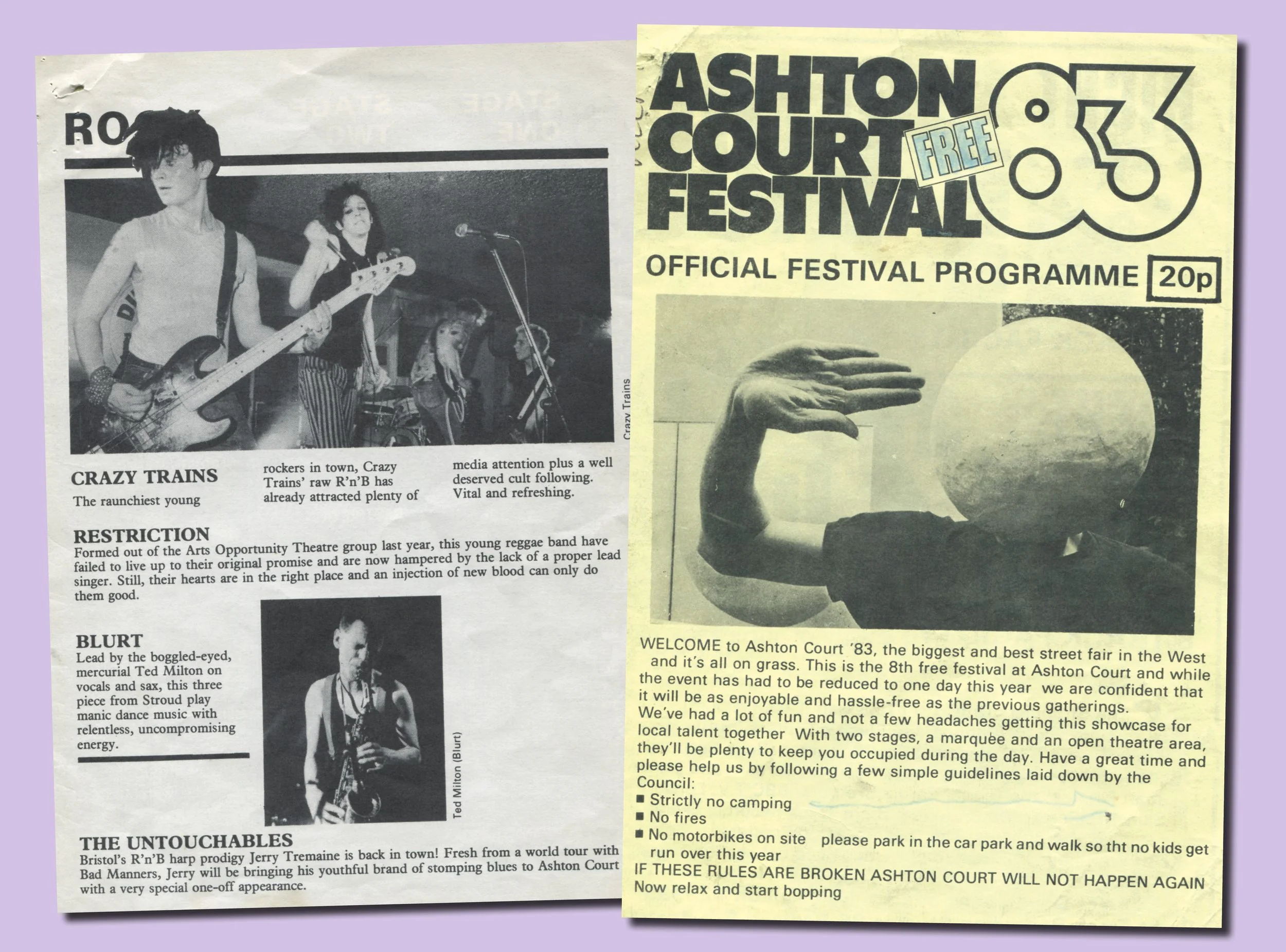 Ashton Court Festival Programme 1983