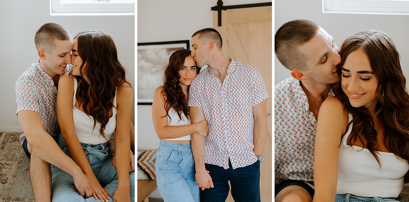 Joshua Tree In Home Engagement Photography by Carmen Lopez