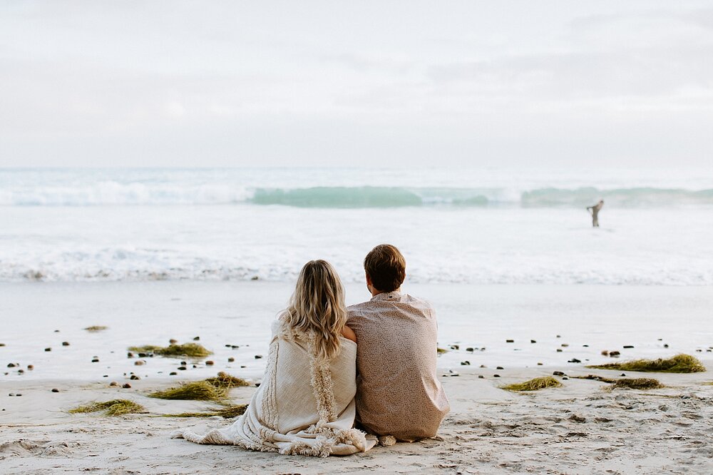 Encinitas, Swami’s Beach Engagement Photography captured by Southern California Engagement Photographer Carmen Lopez Photography