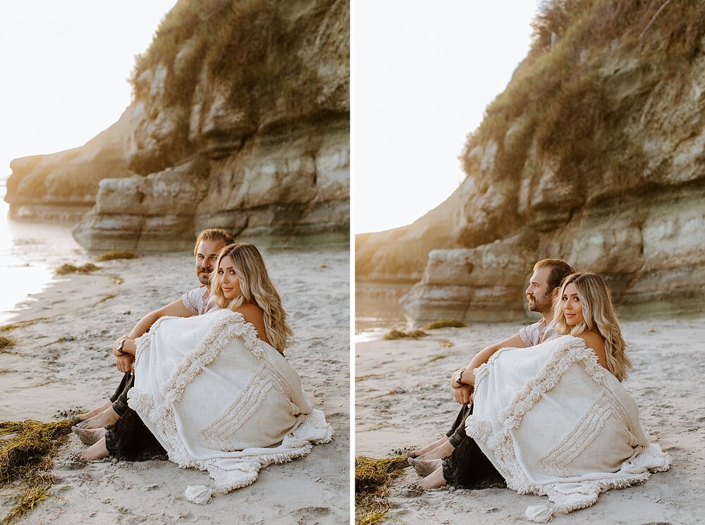 Encinitas, Swami’s Beach Engagement Photography captured by Southern California Engagement Photographer Carmen Lopez Photography