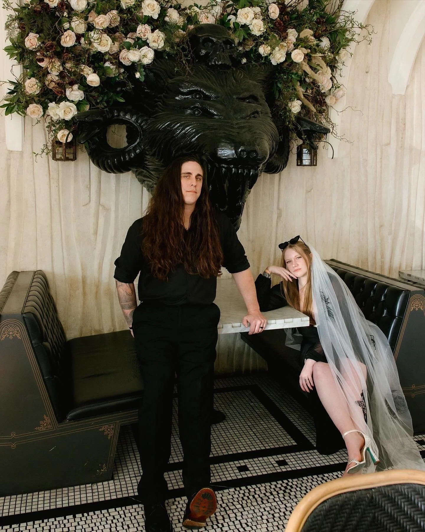 black dresses, a private ceremony in the woods, a romp around the most iconic bar in south park, and tattoos to seal the deal; sam and chance did things their way and it was perfect. I felt so honored to spend the day with these two bopping around sa